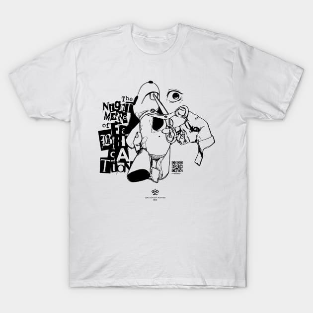 [QR] The Nightmare of Fabrication – Lain Editar T-Shirt by chiselovesong